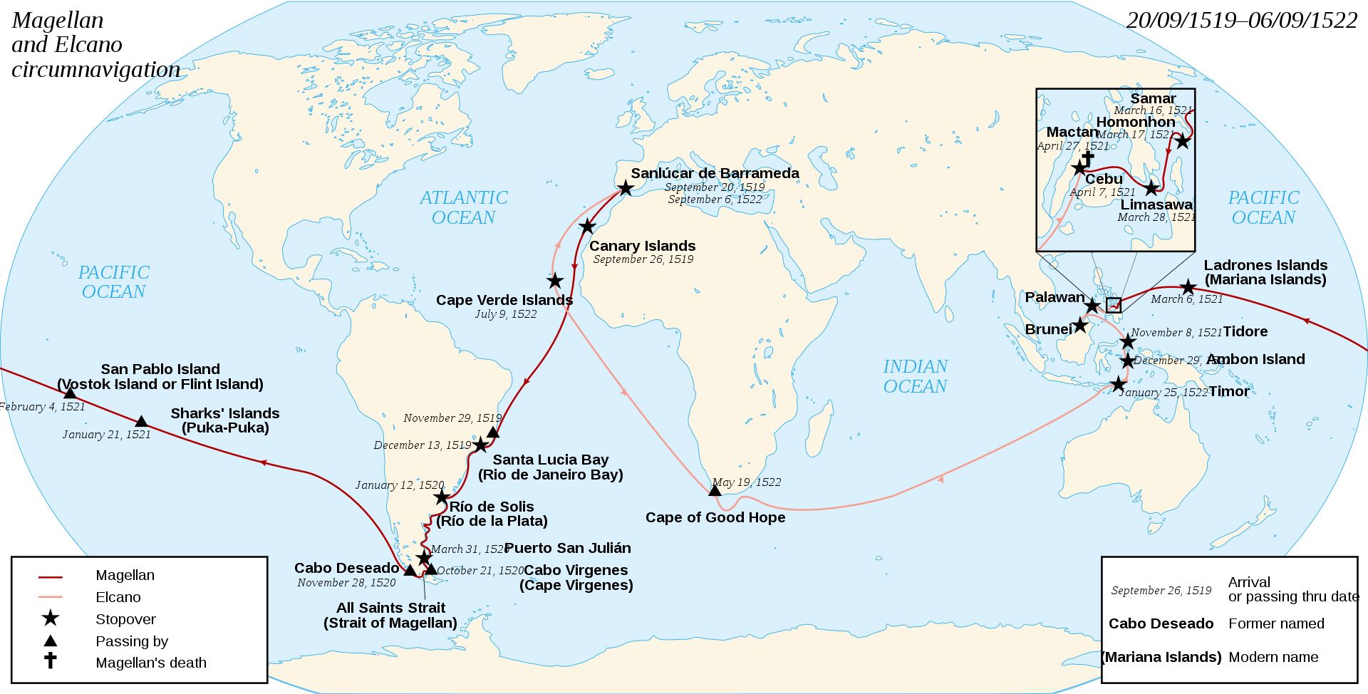 Una data di oggi: 6 Settembre 1522.